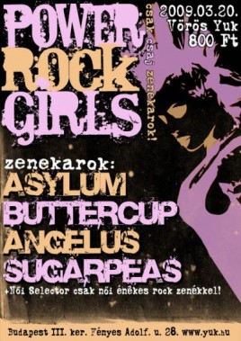 Asylum (HU), Buttercup (HU), Angelus (HU), Sugarpeas (HU)