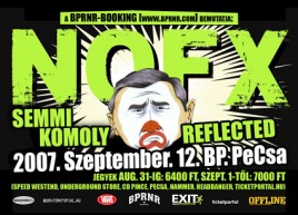 NOFX (USA), Semmi Komoly (HU), Reflected (HU)