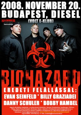 Biohazard (USA), Penalty Kick (HU), Mantra (HU), Cadaveres (HU)